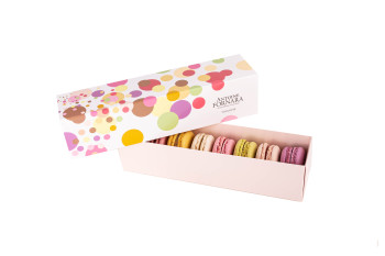 Réglette de 8 Macarons ASSORTIS