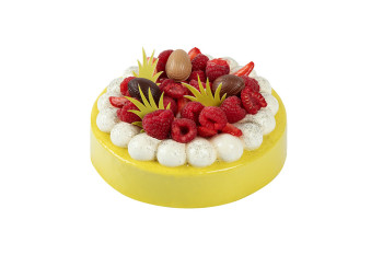Entremet de Pâques - Passion fruits rouges